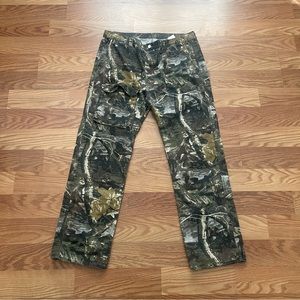 MNML Contrast Bootcut Cargo Pants Woodland Camo Mens Size 38